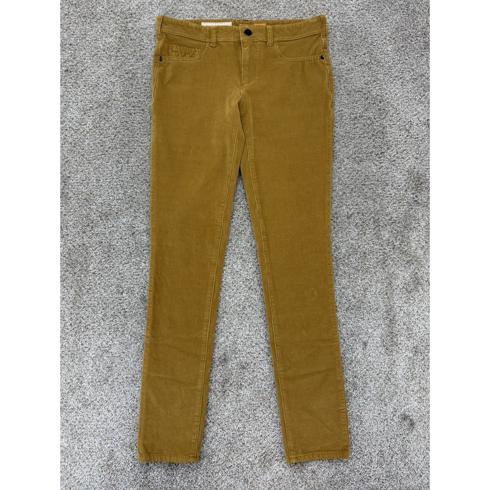 Pilcro and the Letterpress Skinny Corduroy Pants Women's 27 Amber Ochre Legging
